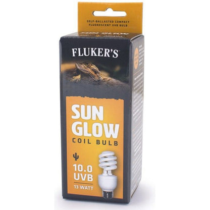 Flukers Sun Glow Desert Fluorescent 10.0 UVB Bulb-Reptile-Flukers-13 watt-