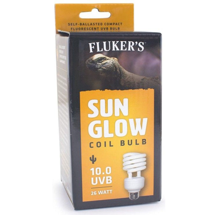 Flukers Sun Glow Desert Fluorescent 10.0 UVB Bulb-Reptile-Flukers-26 watt-