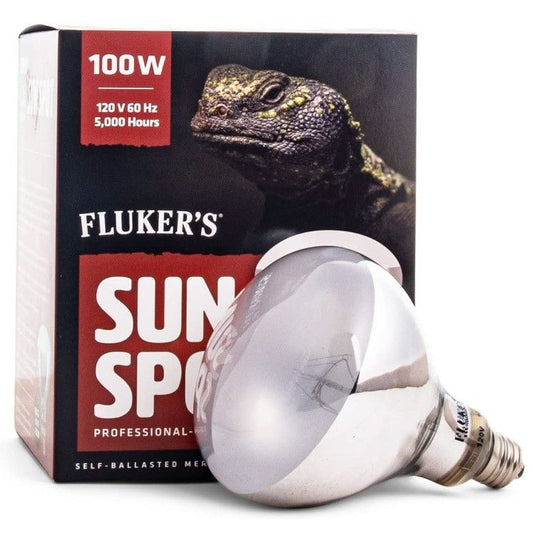 Flukers Sun Spot Bulb Mercury Vapor Bulb-Reptile-Flukers-100 watt-