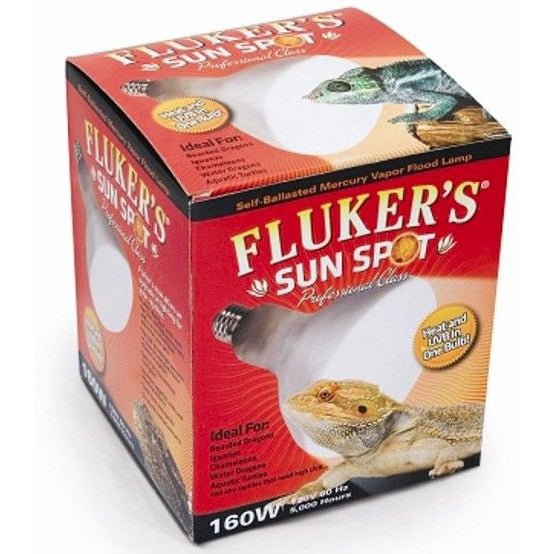 Flukers Sun Spot Bulb Mercury Vapor Bulb-Reptile-Flukers-160 watt-