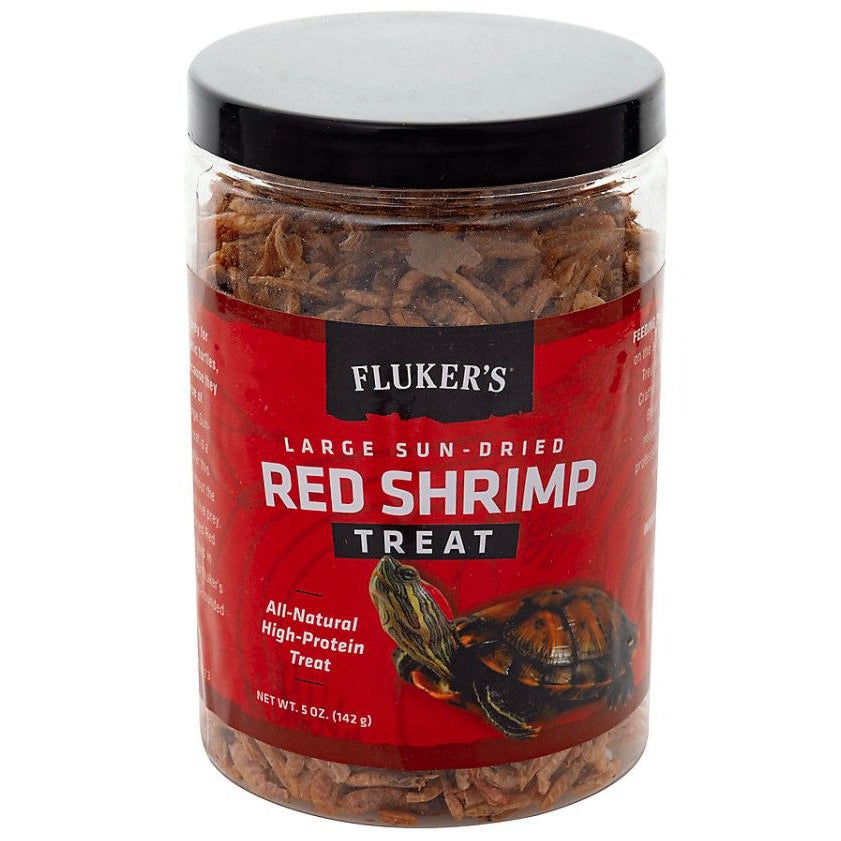 Flukers Sun-Dried Large Red Shrimp Treat-Reptile-Flukers-5 oz-