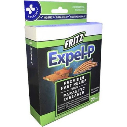 Fritz Aquatics Expel-P Parasitic Disease Treatment-Fish-Fritz Aquatics-20 count-