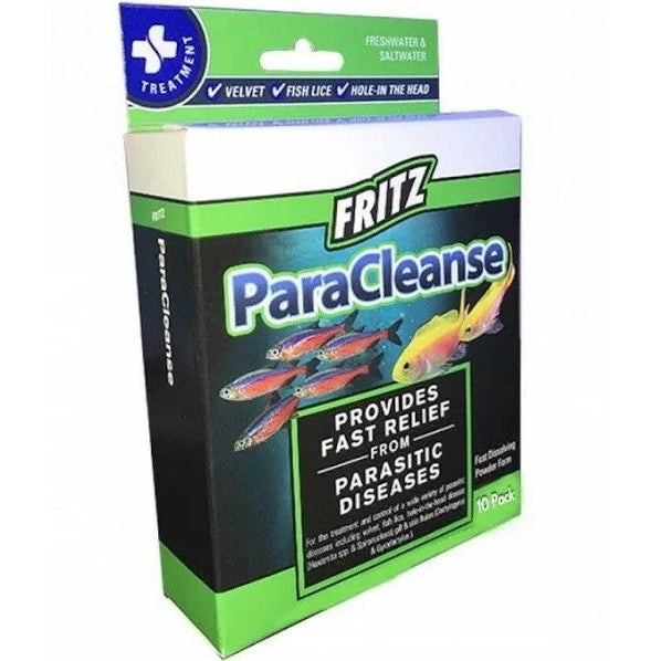 Fritz Aquatics ParaCleanse Parasitic Disease Treatment-Fish-Fritz Aquatics-10 count-