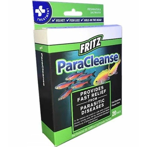Fritz Aquatics ParaCleanse Parasitic Disease Treatment-Fish-Fritz Aquatics-20 count-