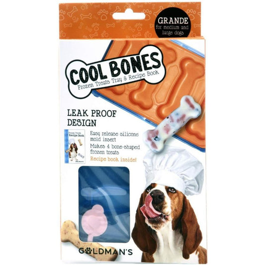 Goldmans Cool Bones Large Frozen Treat Tray-Dog-Goldmans-1 count-