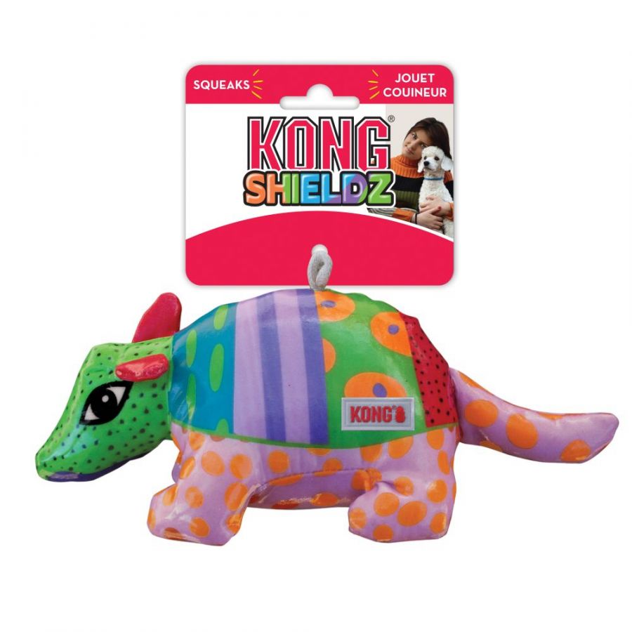 KONG Shieldz Armadillo Dog Toy Medium-Animals & Pet Supplies-BimBimPet-