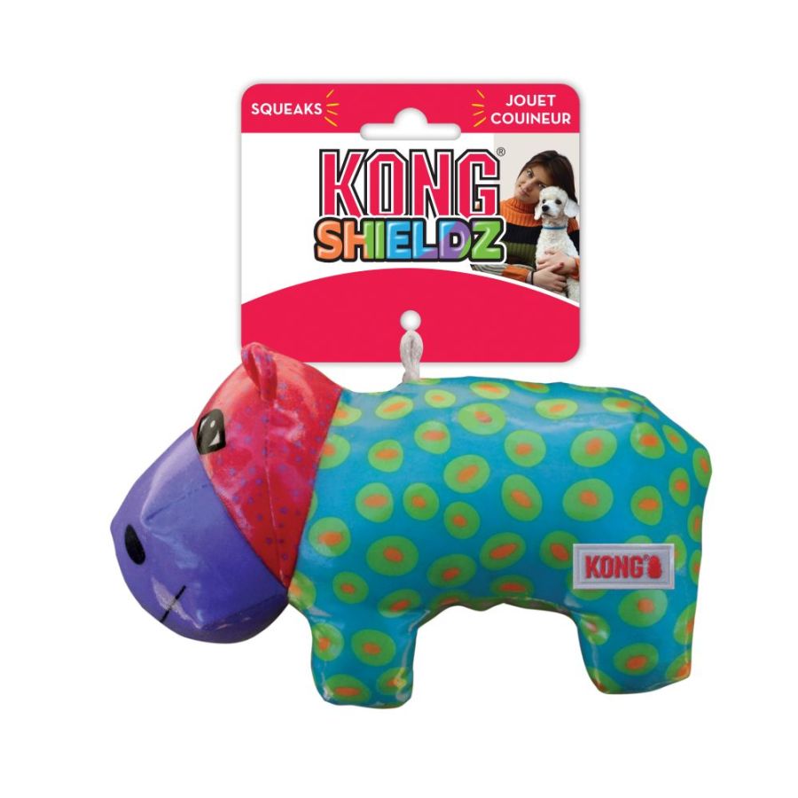 KONG Shieldz Hippo Dog Toy Medium-Dog-KONG-1 count-