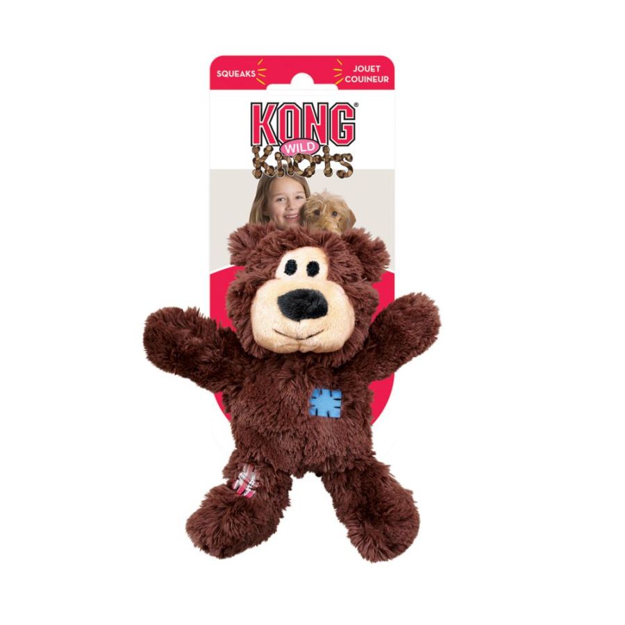 KONG Wild Knots Bear Assorted Colors-Dog-KONG-X-Large 1 count-