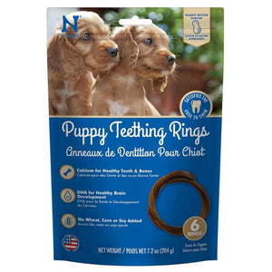 N-Bone Puppy Teething Rings Peanut Butter Flavor-Dog-N-Bone-6 count-