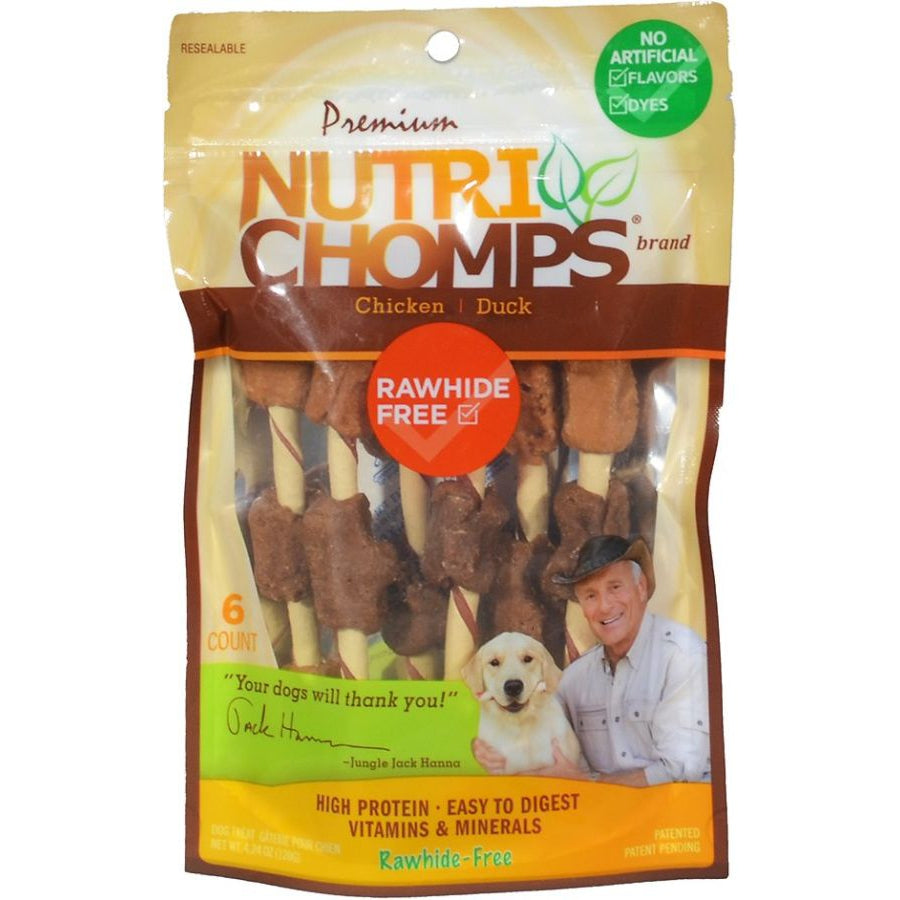 Nutri Chomps Chicken and Duck Kabobs Dog Treat-Dog-Nutri Chomps-6 count-