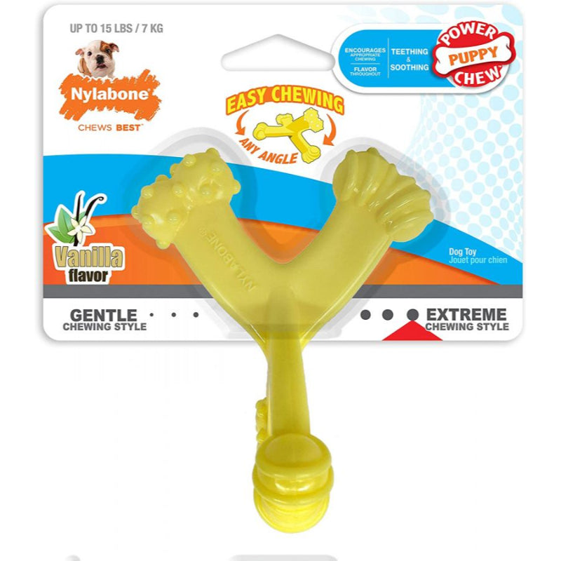 Nylabone Axis Puppy Power Chew Vanilla Flavor Regular-Animals & Pet Supplies-BimBimPet-