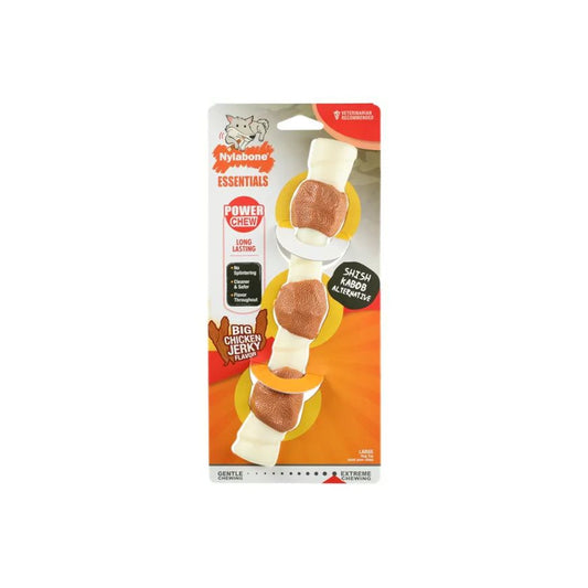 Nylabone Essentials Power Chew Shish Kabob Big Chicken Jerky Flavor Large-Animals & Pet Supplies-BimBimPet-