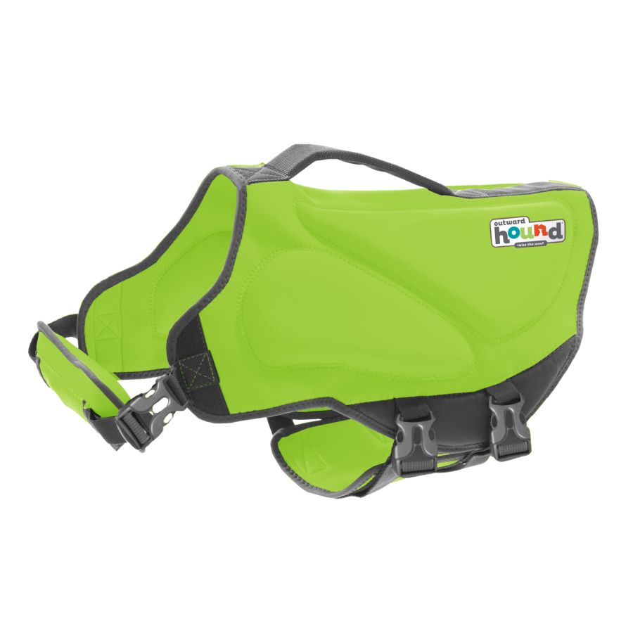 Outward Hound Dawson Swim Green Dog Life Jacket-Dog-Outward Hound-X-Large girth 33-44"-
