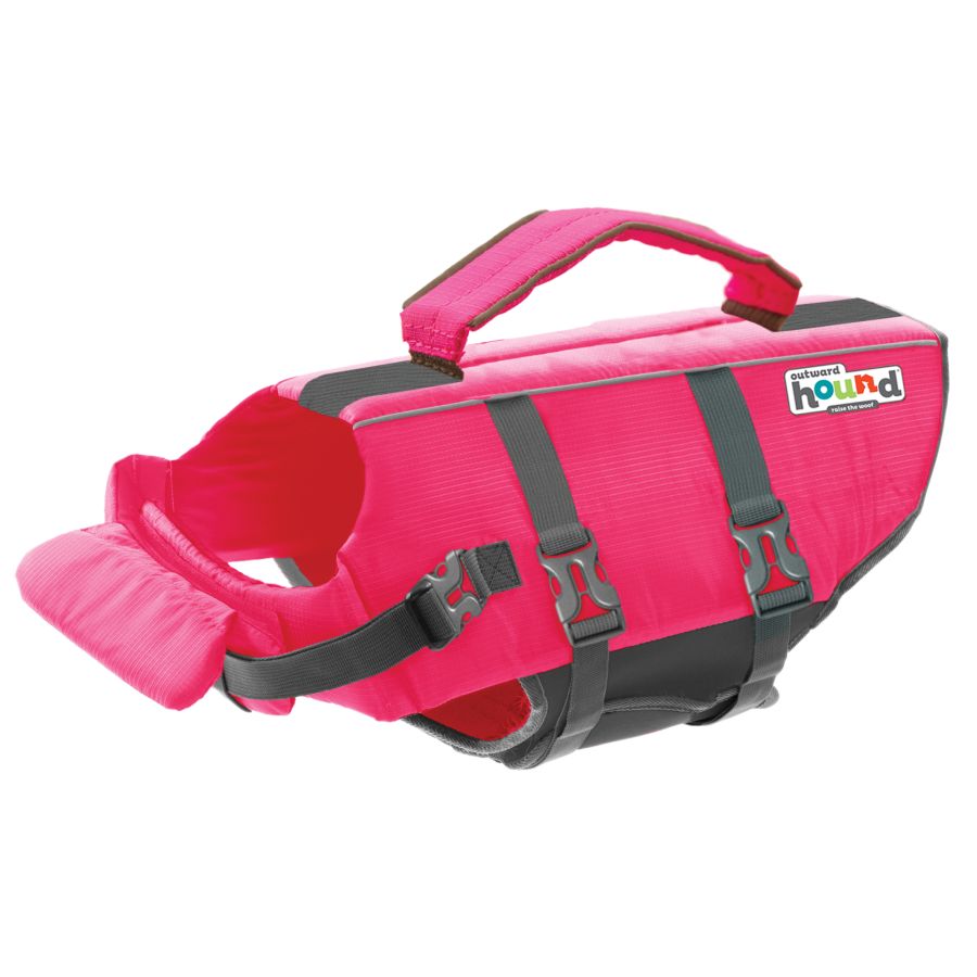 Outward Hound Granby Splash Pink Dog Life Jacket-Dog-Outward Hound-X-Small girth 11-15"-