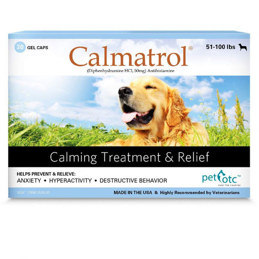 Pet OTC Calmatrol Anxiety and Hyperactivity Treatment for Dogs 51-100 lbs-Animals & Pet Supplies-BimBimPet-