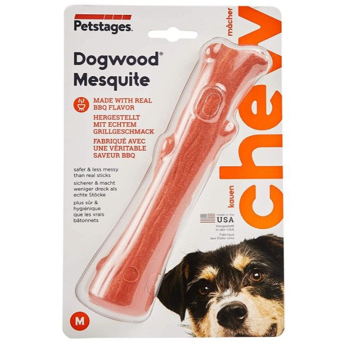 Petstages Dogwood Mesquite BBQ Chew Stick for Dogs-Dog-Petstages-Medium 1 count-