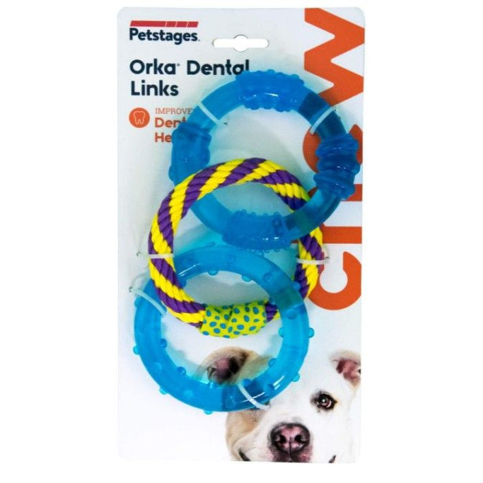 Petstages Orka Dental Links Chew Toy for Dogs-Dog-Petstages-1 count-