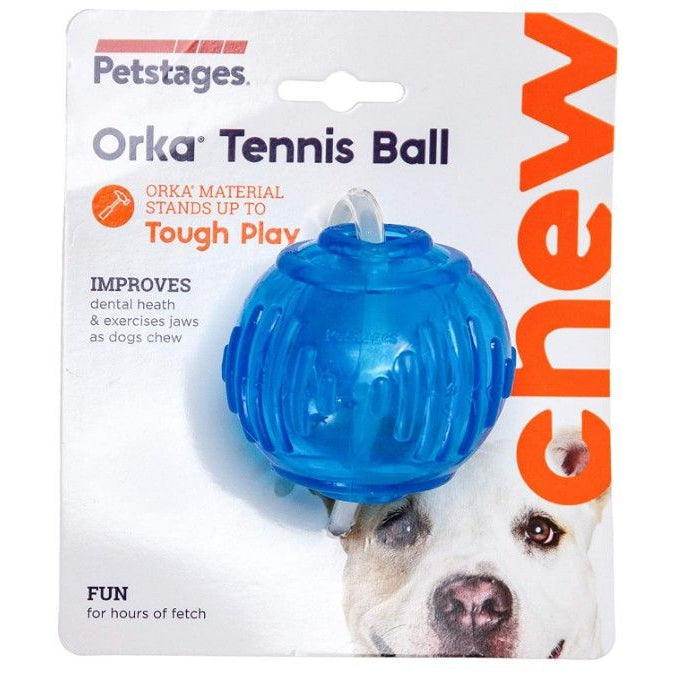 Petstages Orka Tennis Ball Chew Toy for Dogs-Dog-Petstages-1 count-