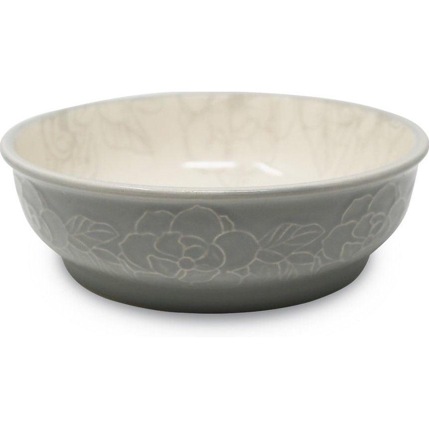 Pioneer Pet Ceramic Bowl Magnolia Medium 6.5" x 2"-Dog-Pioneer Pet-1 count-