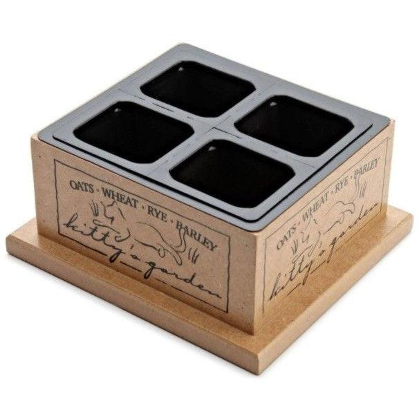 Pioneer Pet Kittys Garden in Wooden Box-Cat-Pioneer Pet-1 count-