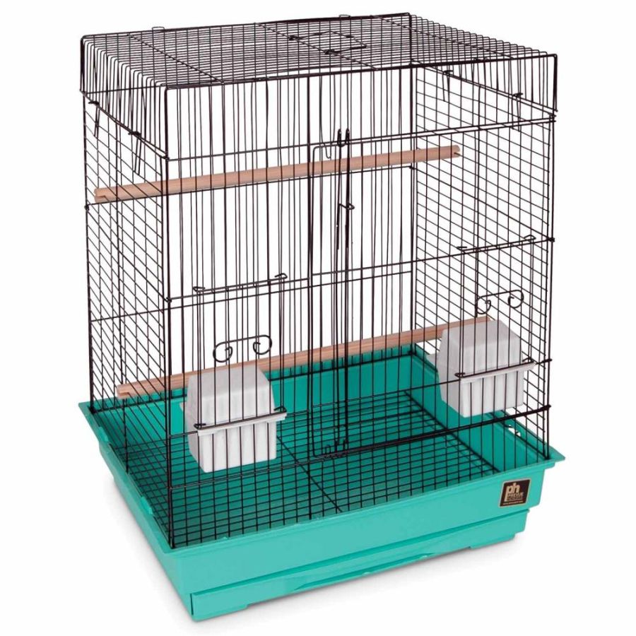 Prevue Square Top Bird Cage 18" x 14" x 23" Assorted Colors-Bird-Prevue-1 count-