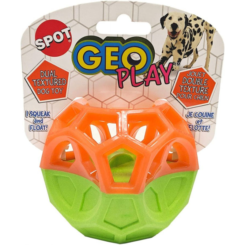 Spot Geo Play Cube Dual Texure Dog Toy Assorted-Animals & Pet Supplies-BimBimPet-