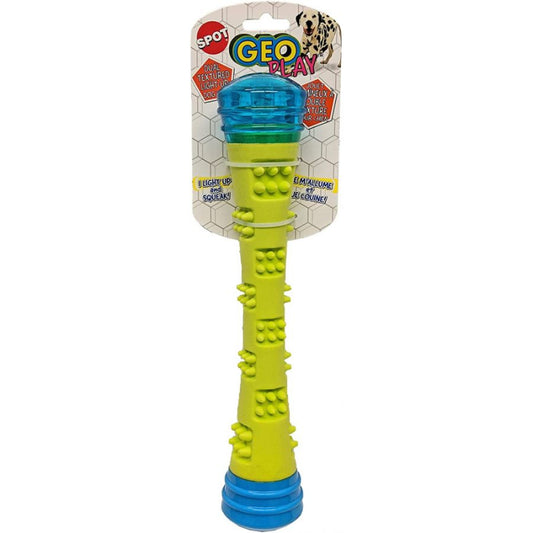 Spot Geo Play Light and Sound Stick Large Dual Texure Dog Toy Assorted-Animals & Pet Supplies-BimBimPet-