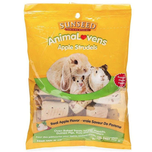 Sunseed AnimaLovens Apple Strudels for Small Animals-Small Pet-Sunseed-4 oz-