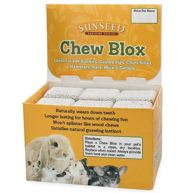 Sunseed Chew Blox for Small Animals-Small Pet-Sunseed-12 count-