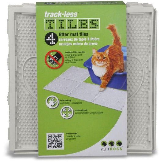 Van Ness Track-Less Litter Mat Tiles-Cat-Van Ness-4 count-