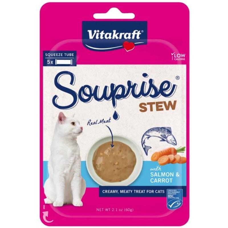 VitaKraft Souprise Stew Lickable Cat Treat Salmon and Carrot-Animals & Pet Supplies-BimBimPet-