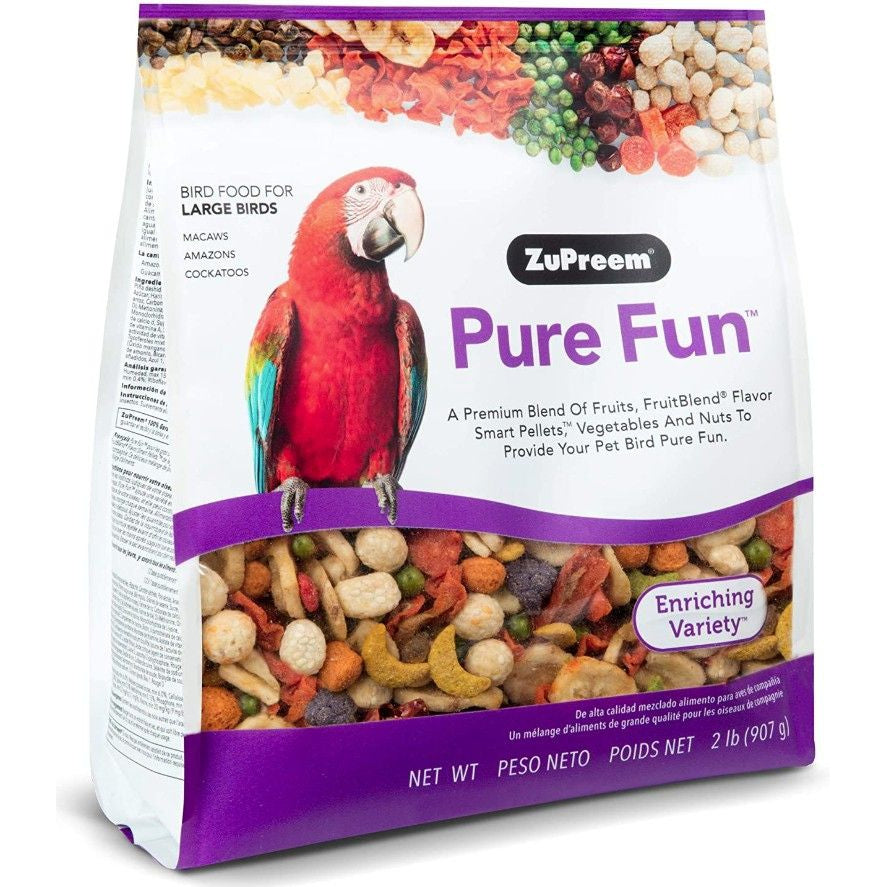 ZuPreem Pure Fun Enriching Variety Seed for Large Birds-Bird-ZuPreem-2 lbs-