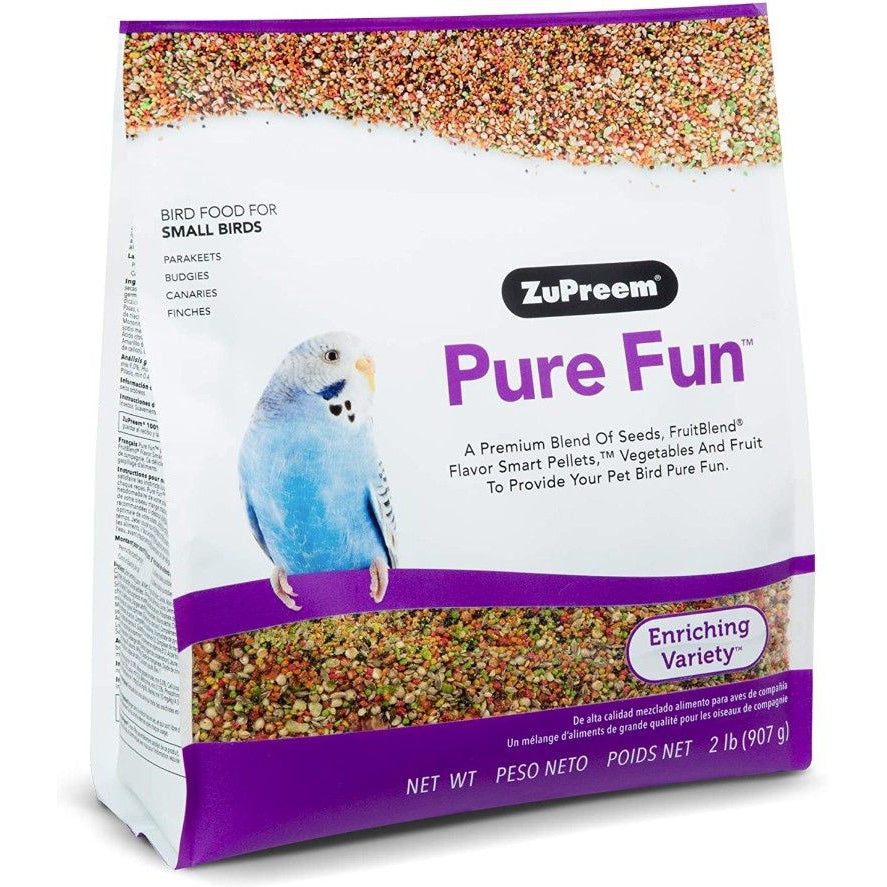 ZuPreem Pure Fun Enriching Variety Seed for Small Birds-Bird-ZuPreem-2 lbs-