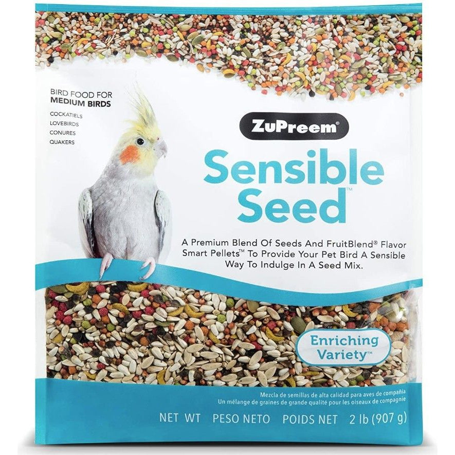 ZuPreem Sensible Seed Enriching Variety for Medium Birds-Bird-ZuPreem-2 lbs-