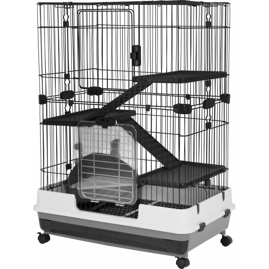 AE Cage Company Nibbles Deluxe 4 Level Small Animal Cage 39"L x 26"W x 43"H-Small Pet-AE Cage Company-1 count-