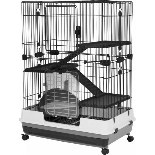 AE Cage Company Nibbles Deluxe 4 Level Small Animal Cage 39"L x 26"W x 43"H-Small Pet-AE Cage Company-1 count-