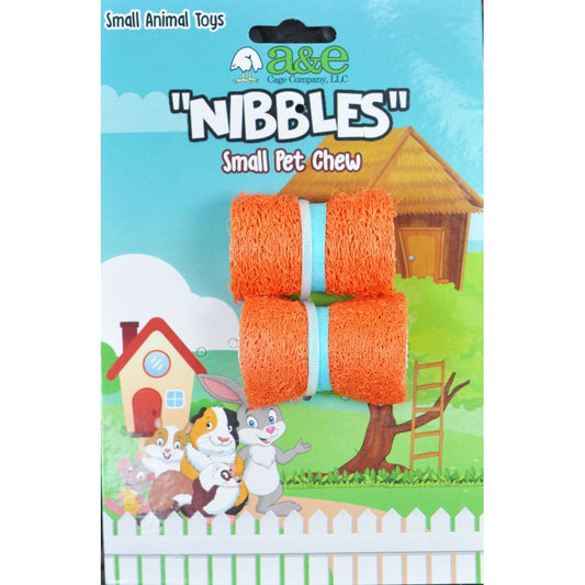 AE Cage Company Nibbles Sushi Roll Set Loofah Chew Toys Assorted-Animals & Pet Supplies-BimBimPet-