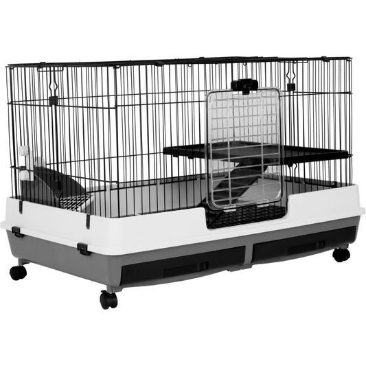 AE Cage Company Deluxe Two Level Small Animal Cage 39"x26"x26"-Small Pet-AE Cage Company-1 count-