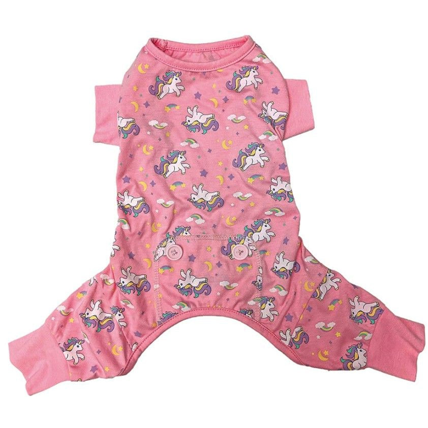 Fashion Pet Unicorn Dog Pajamas Pink-Dog-Fashion Pet-X-Small-