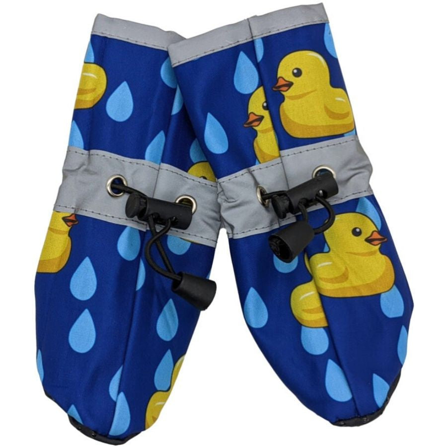 Fashion Pet Rubber Ducky Dog Rainboots Royal Blue-Dog-Fashion Pet-Medium-