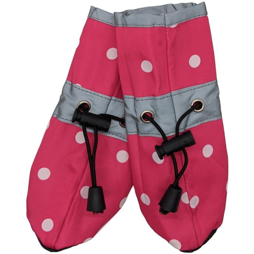Fashion Pet Polka Dog Dog Rainboots Pink-Dog-Fashion Pet-Small-