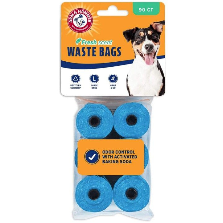 Arm and Hammer Dog Waste Refill Bags Fresh Scent Blue-Dog-Arm and Hammer-90 count-