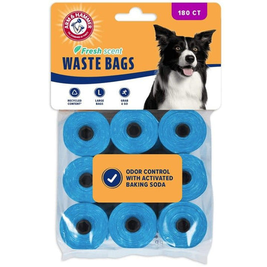 Arm and Hammer Dog Waste Refill Bags Fresh Scent Blue-Dog-Arm and Hammer-180 count-