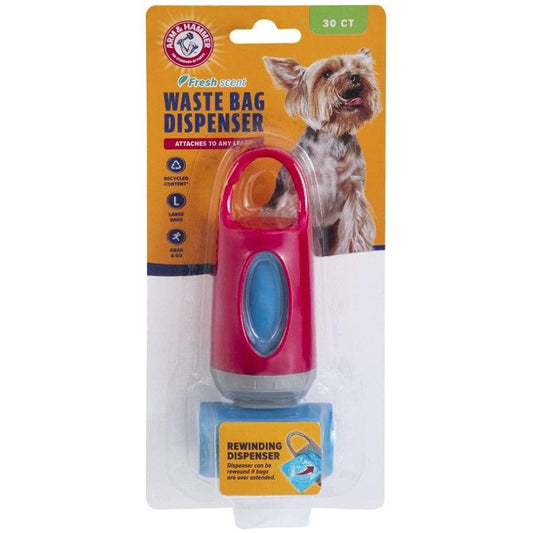 Arm and Hammer Waste Bag Dispenser Assorted Colors-Dog-Arm and Hammer-1 count-