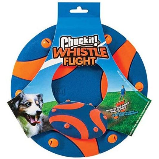 Chuckit Whistle Flight Disc Dog Toy-Dog-Chuckit!-1 count-