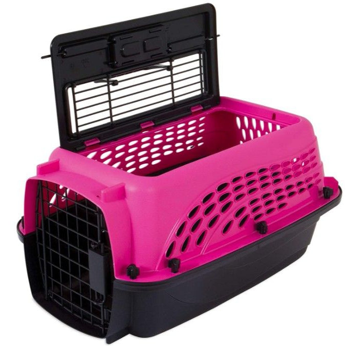 Petmate Two Door Top-Load Kennel Pink-Dog-Petmate-Up to 10 lbs-