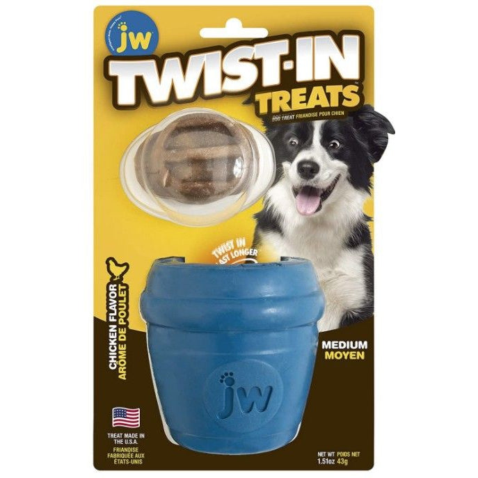 JW Pet Twist-In Treats Dog Toy Medium-Dog-JW Pet-1 count-