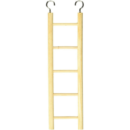 Penn Plax Natural Wooden Ladder for Birds-Bird-Penn Plax-Small 1 count-