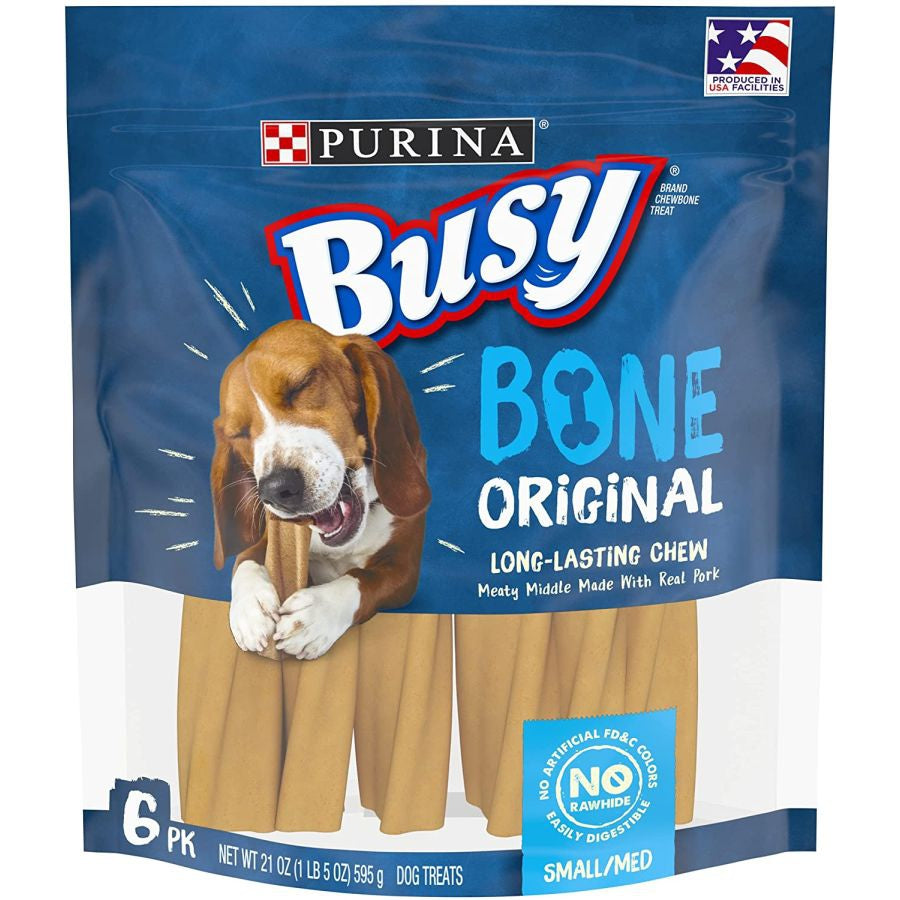 Purina Busy Bone Real Meat Dog Treats Original-Dog-Purina-21 oz-