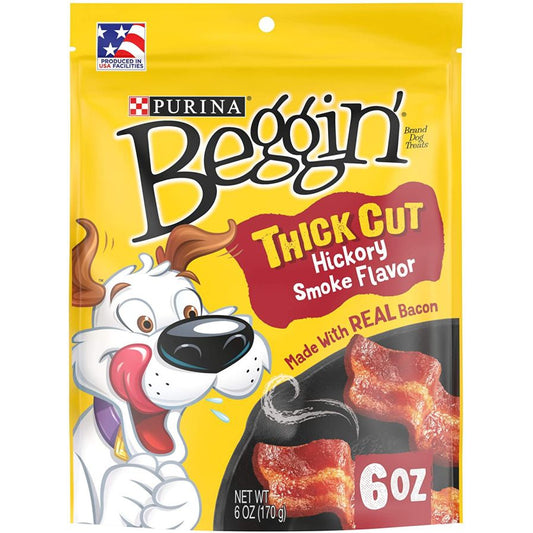 Purina Beggin' Strips Thick Cut Hickory Smoke Flavor-Dog-Purina-6 oz-